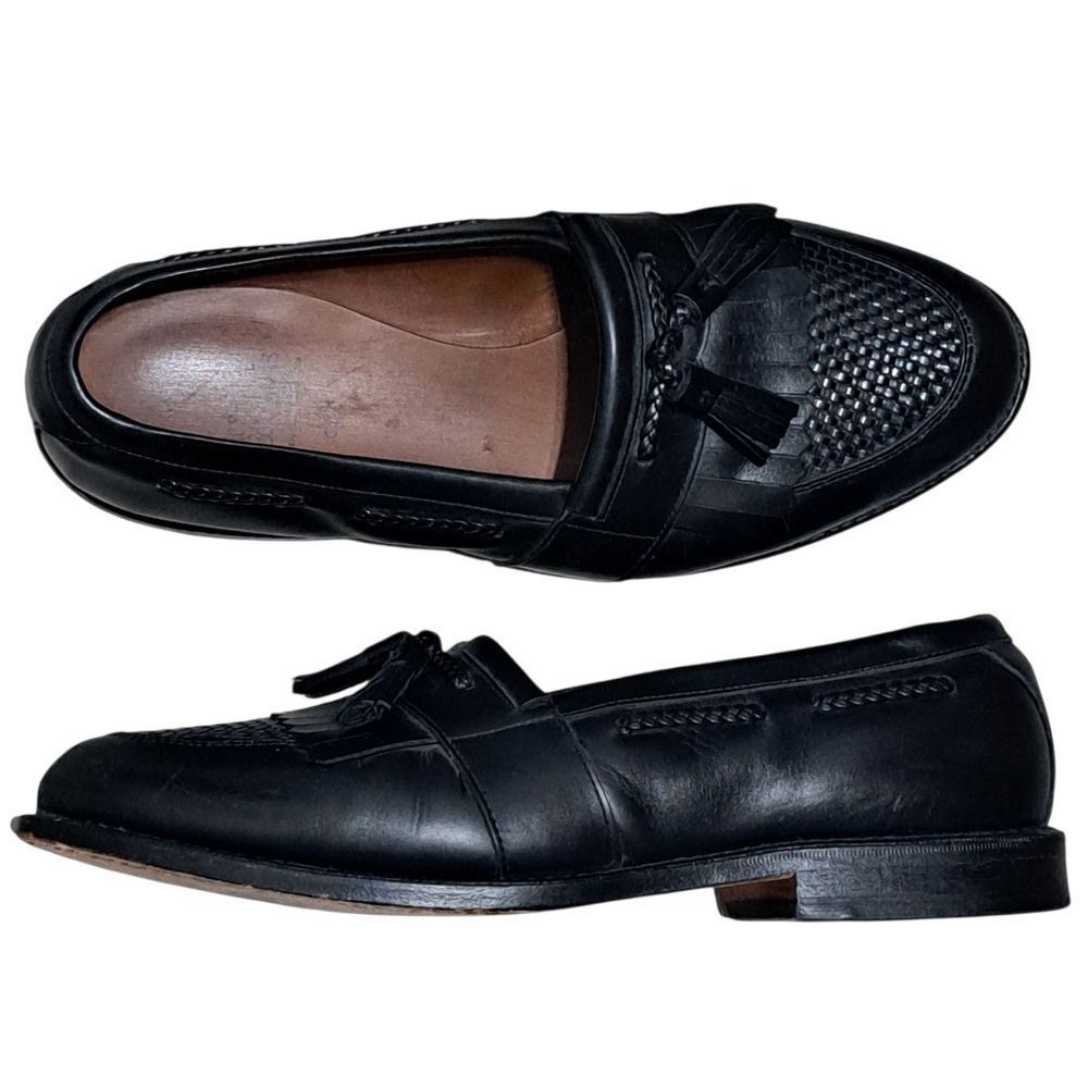 Allen Edmonds Cody Tassel Loafer Cordovan Casual Leather Loafer Size 11 Black